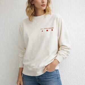 AYR Embroidered Logo Cotton Sweatshirt size XS